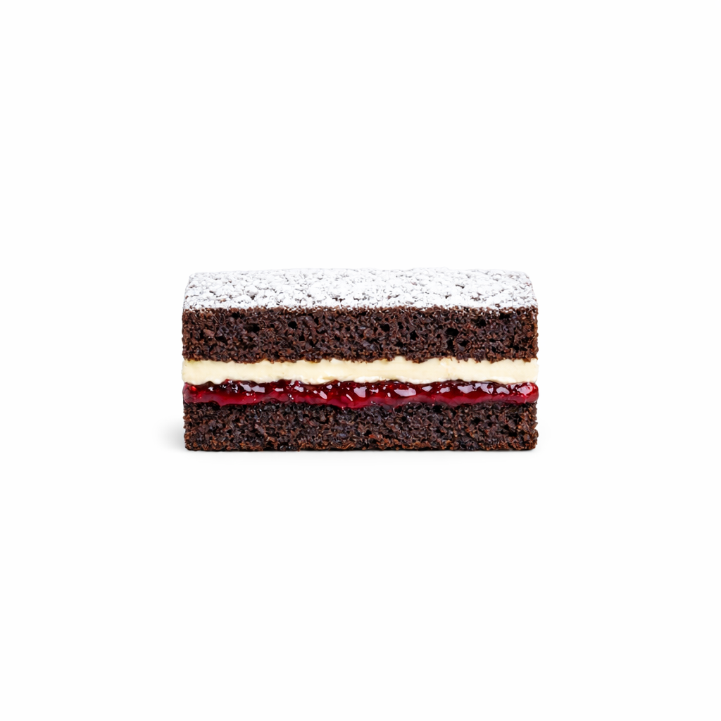 Chocolate and Cherry slice