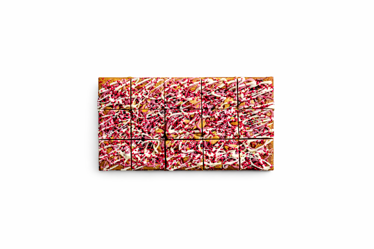 Raspberry White Chocolate Blondie
